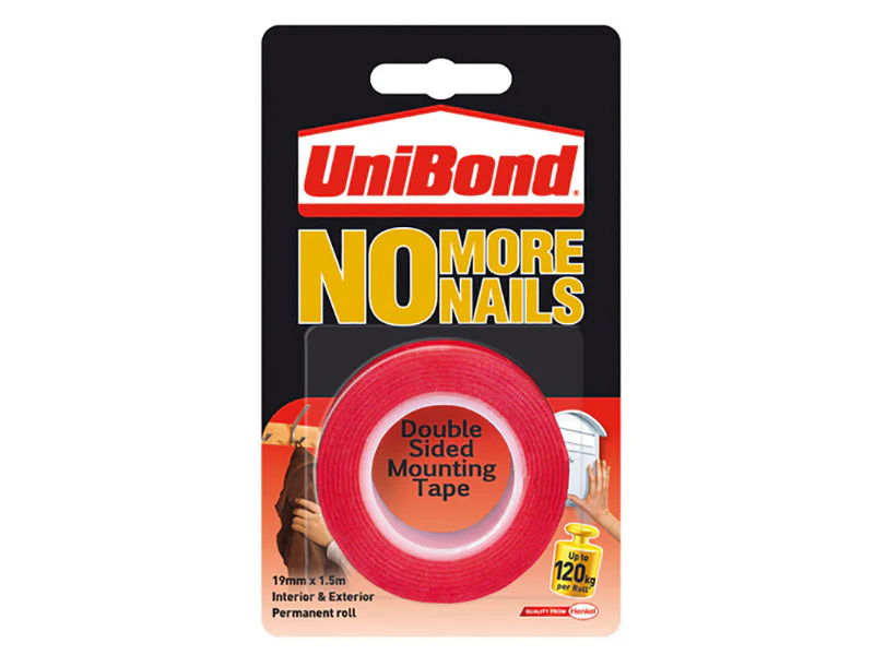 UniBond  No More Nails Roll Interior / Exterior 19mm x 1.5m