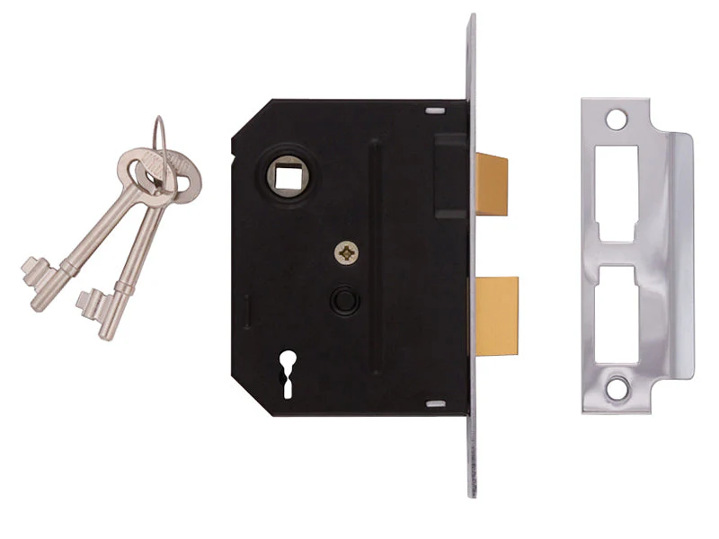 UNION  2295 2 Lever Mortice Sashlock Polished Brass 63mm 2.5in Box