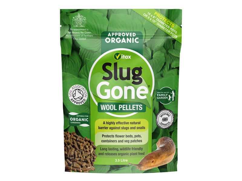Vitax  Slug Gone Wool Pellets 3.5 litre