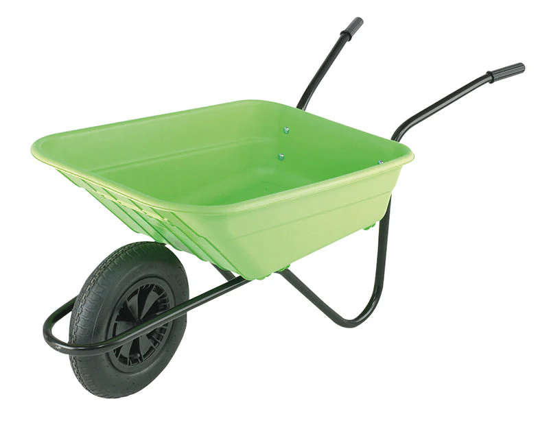 Walsall  Boxed 90L Lime Polypropylene Wheelbarrow