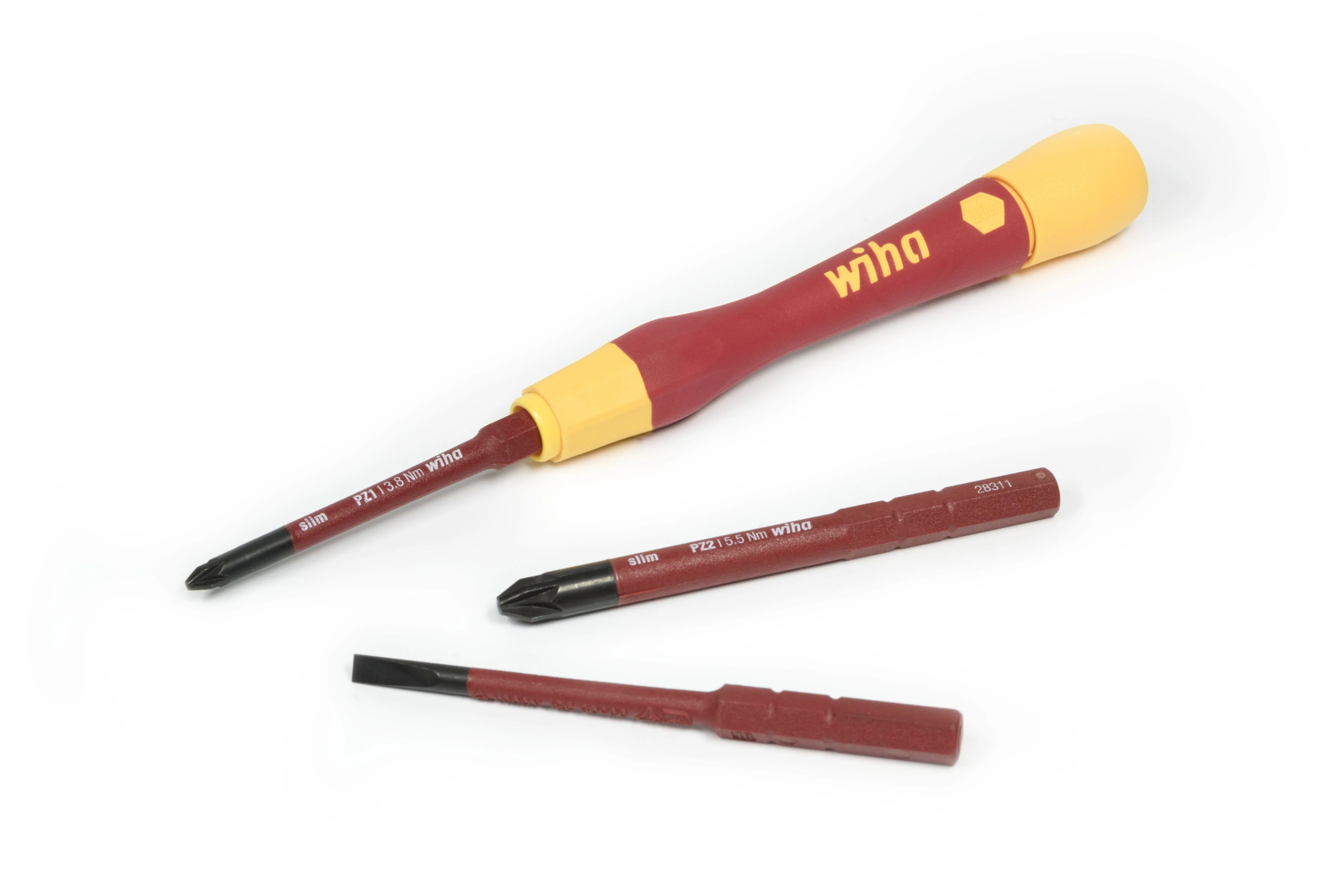 Wiha PicoFinish® slimVario® electric Fine Screwdriver Set, 4 Piece - Image 2