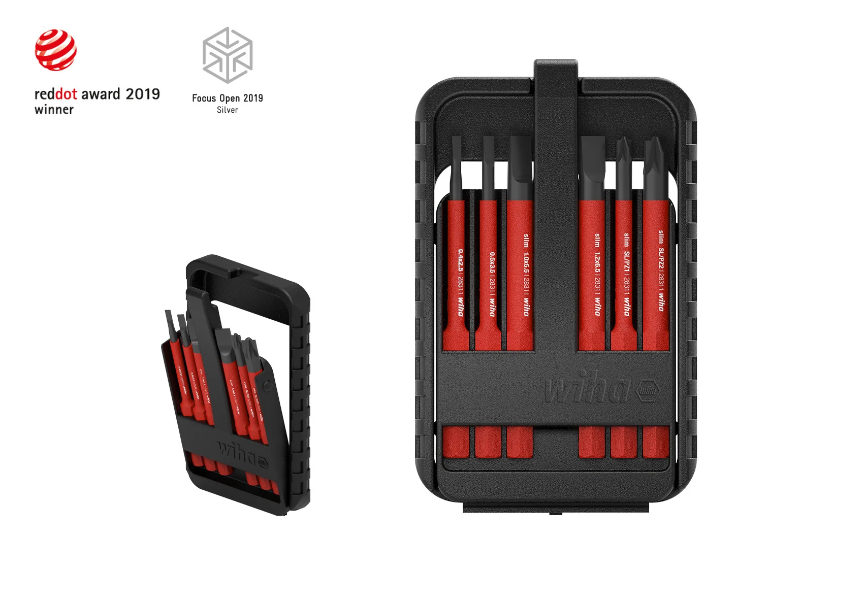 Wiha slimBit electric Hex Bit Set, 7 Piece