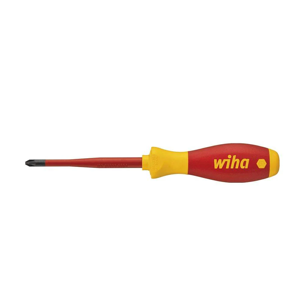 Wiha SoftFinish® electric slimFix Screwdriver Pozidriv PZ2 x 100mm