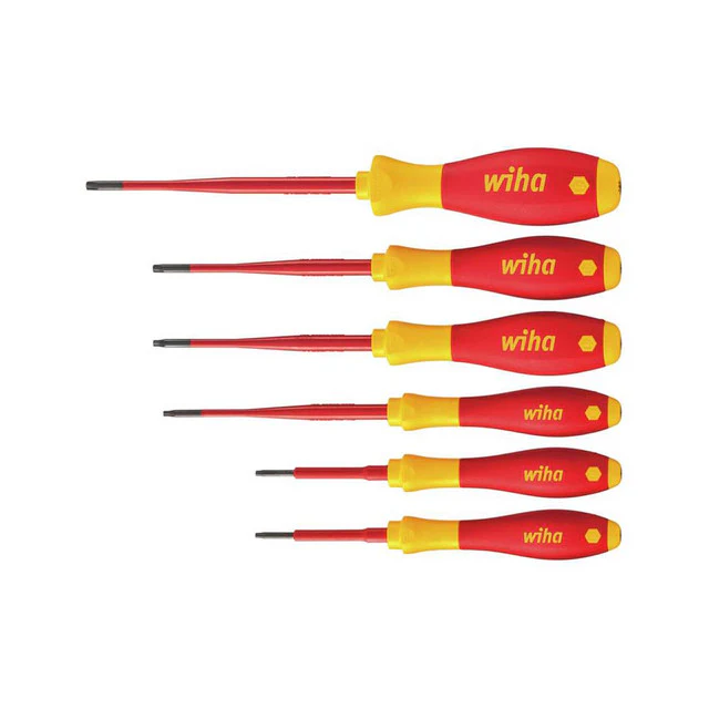Wiha SoftFinish® electric slimFix TORX® Screwdriver Set, 6 Piece