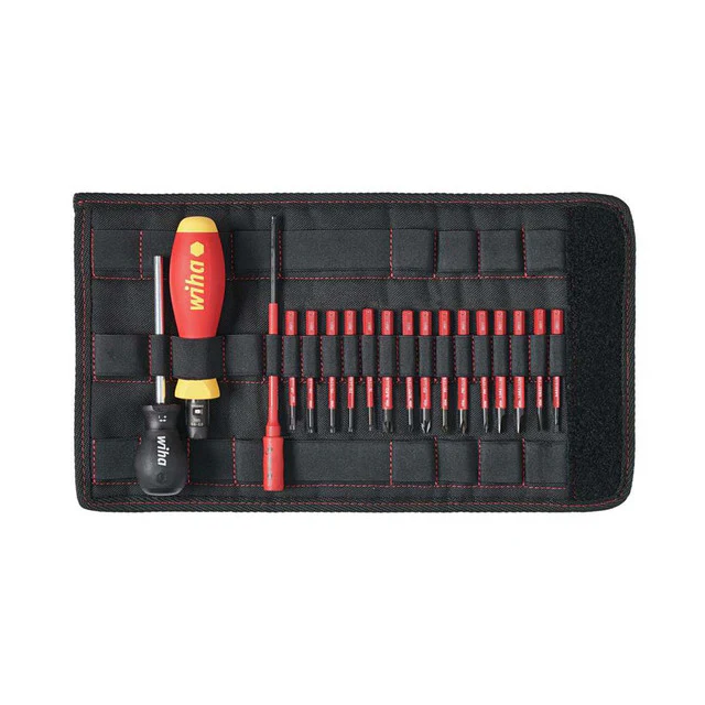 Wiha TorqueVario®-S electric Screwdriver Set, 19 Piece